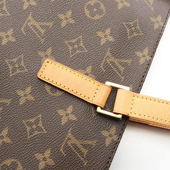 LOUIS VUITTON Brown Monogram Leather Tote Bag - Picture 7 of 9